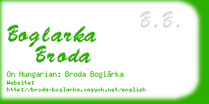 boglarka broda business card